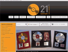 Tablet Screenshot of 21stcenturymusicawards.com